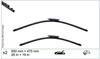 VF998 KIT SPAZZOLE TERGI SILENCIO FLAT BLADE (MM 650+475)