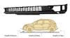 SPOILER P/TI ANT VW TIGUAN  01/16> ANGOLO D'ATTACCO 16Â°